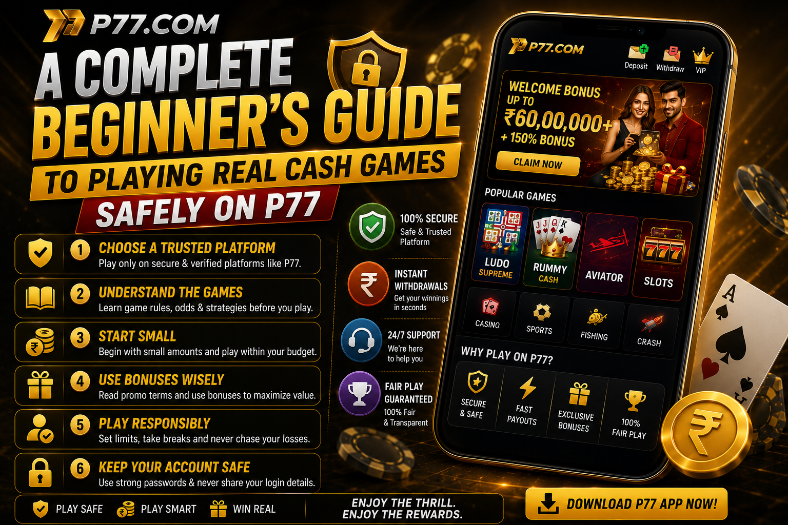 How to Play Crash & Aviator-Style Games on P77: A Beginner's Complete Guide