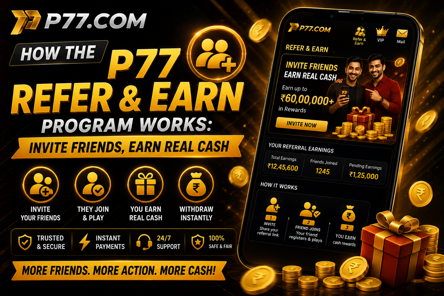 Top 5 P77 Games to Play for Real Cash in India (2026)